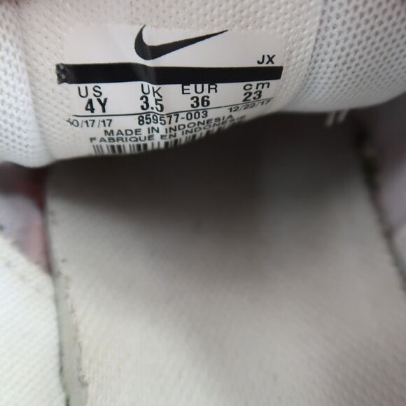 Nike Shoes Kids 4 Athletic Trainers Max Dynasty 2 Sneaker GS Running Active Grey - Picture 12 of 13